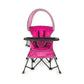 Baby Delight Go with Me Jubilee Deluxe Portable Chair | Indoor and Outdoor | Sun Canopy | Pink