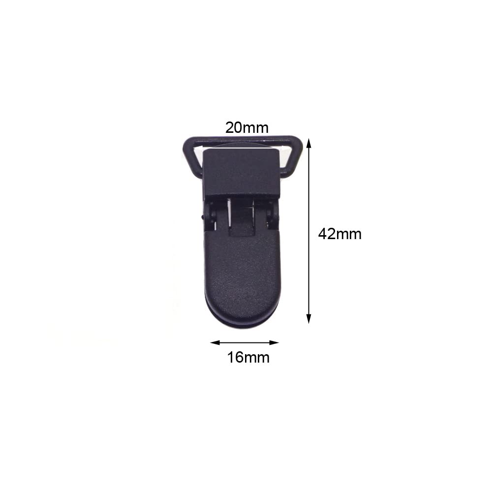 Sutoyuen 25Pcs Pacifier Clips Holders Suspender Mitten Binky Clip For Diy Teething Toys Baby Blankets Bib Holder Suit For 20Mm R