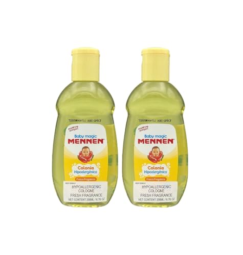 2 Baby Magic Mennen Cologne 6.76 Fl Oz (2 Colonias Mennen Para Bebe 200 Ml)