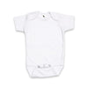 Laughing Giraffe Baby Blank Short Sleeve One Piece Bodysuit White (18-24 Months, White)