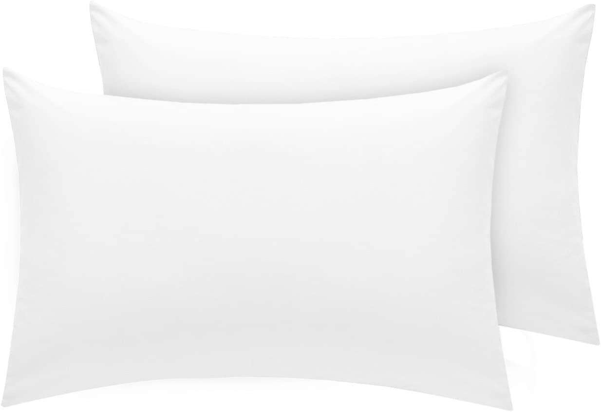 Travel Size Pillow Cases 12X16 Set Of 2 Soft 500 Thread Count Kinderfluff Pillow Cover 100% Egyptian Cotton Zipper Closure Toddl