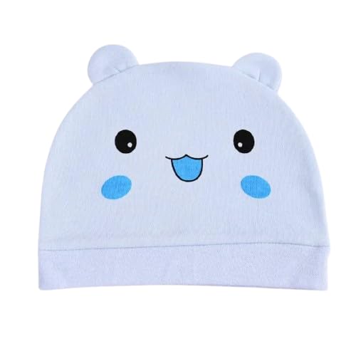Golurk Newborn Baby Caps | Soft & Breathable Cotton | Cute Cartoon Design (In, Age, 3 Months, 6 Months, 4, Multicolor)