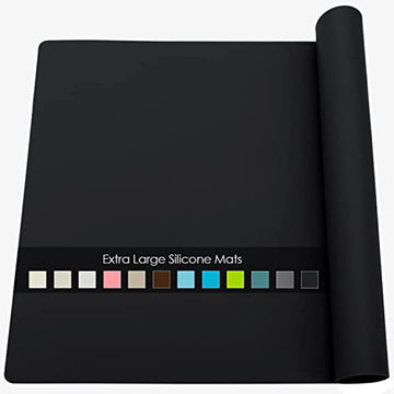 Large Silicone Mats For Kitchen Counter, 27.6 X 19.7'' Countertop Protector Mat Heat Resistant Mat For Air Fryer, Non-Slip Table