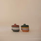 mushie Stackable Bath Boats Toy (Rustic) | Floating Bathtub Toys for Baby & Toddler, Set of 5 | Made in Denmark