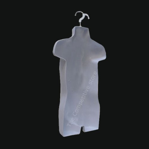 The Competitive Store 8033W 8112W Toddler And Child White Mannequin Forms Set Use With Boys And Girls Clothing 18Mo-7 Kid Size