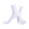 Calandis 1Pair Comfy Five Toe Socks Cotton High Crew Sock Athletic Solid Socks White | Socks | Hosiery & Socks | Womens Clothing