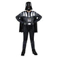Star Wars Darth Vader Official Youth Costume - Premium Quality Padded Jumpsuit With Plastic Mask And Detachable Cape (M) Multi