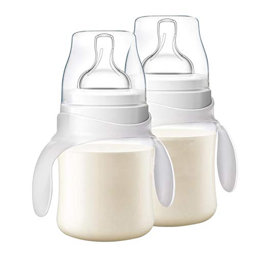 Compatible Bottle Handles For Philips Avent Anti-Colic Airfree Vent Baby Bottles, 2 Count (Blue)
