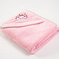 Aakriti Newborn Antipilling Hooded Baby Blanket Wrapper for Winter ||Blanket for Baby Boys and Baby Girls Pack of 1 (Pink)