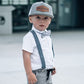 Born To Love Infant Snapback Hat - Toddler Sun Protection Hat- Baby Sun Hat Newborn - Beach Summer Boy Golf Newborn Hat - Grey/S