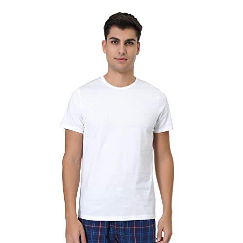 U.S. Polo Assn. Men Cotton Short Sleeve Ev004 Regular Fit Vest  Pack Of 1 (White Medium)
