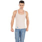 Dermawear Men Mild Compression Shapewear Vest Zenrik Everyday For Abdomen And Chest (A306A_Cream_XxLarge)