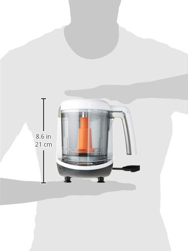 Baby Brezza Small Baby Food Maker Set - Cooker And Blender In One To Steam And Puree Baby Food For Pouches - Make Organic Food F