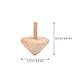 Nuobesty Wooden Spinning Top Unfinished Wood Tops Craft Gyroscopes For Diy Kids Children Toy Party Favor New Year 12Pcs
