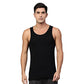 Heelium Bamboo Vest For Men, Super Soft, Odour Free, Comfort Fit Innerwear Vest  Regular Fit, Black, Large