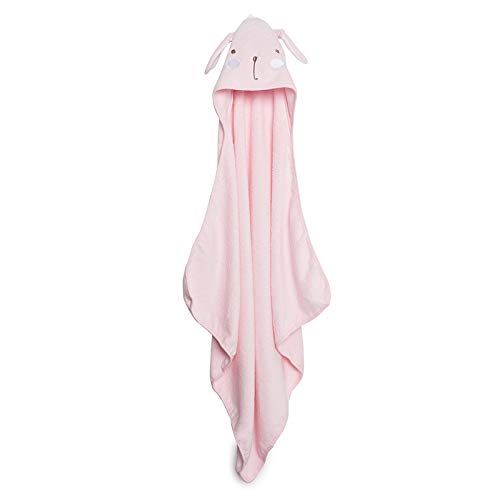Kicks & Crawl Cute Kitty Hooded Baby Towel/Wrapper/Blanket  100% Terry Cotton