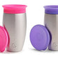 Munchkin Miracle Stainless Steel 360 Sippy Cup (Pink/Purple)