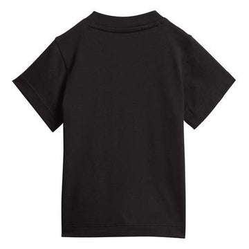 Adidas Originals Baby Boys Trefoil Tee, White/Black, 3M