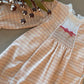 Baby Girl Smocked Gingham Dress – Blush Pink