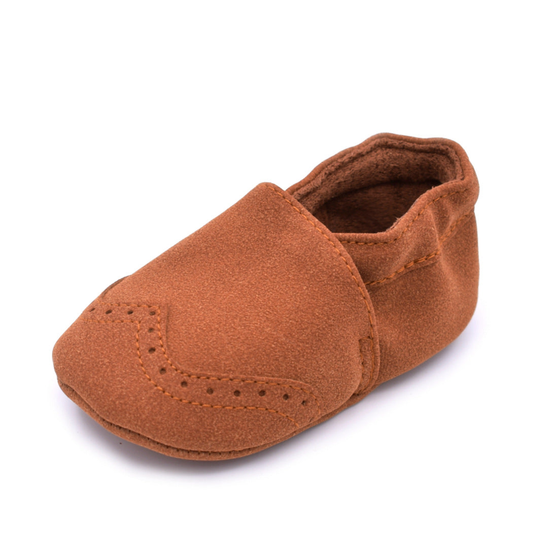 babyshoes Spring and Autumn New Frosted leather baby shoes 0-1 years old soft soled toddler shoes 7 color baby shoes B605