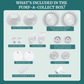 Milk Collection Cups with Silicone Flanges - Pump-A-Collect