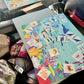 4-Pack of Travel Size Mats with Bag