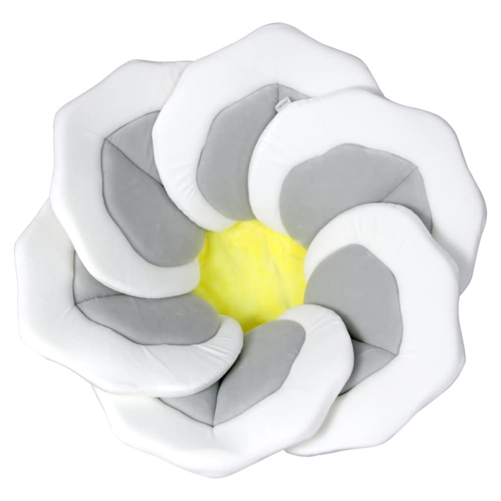 TOFOAN Baby Bath Pad for Infant Bathtub Sink Flower Mat Tub Little Lotus - Petal Soft Supports Lounger Newborn Bathing Insert Se