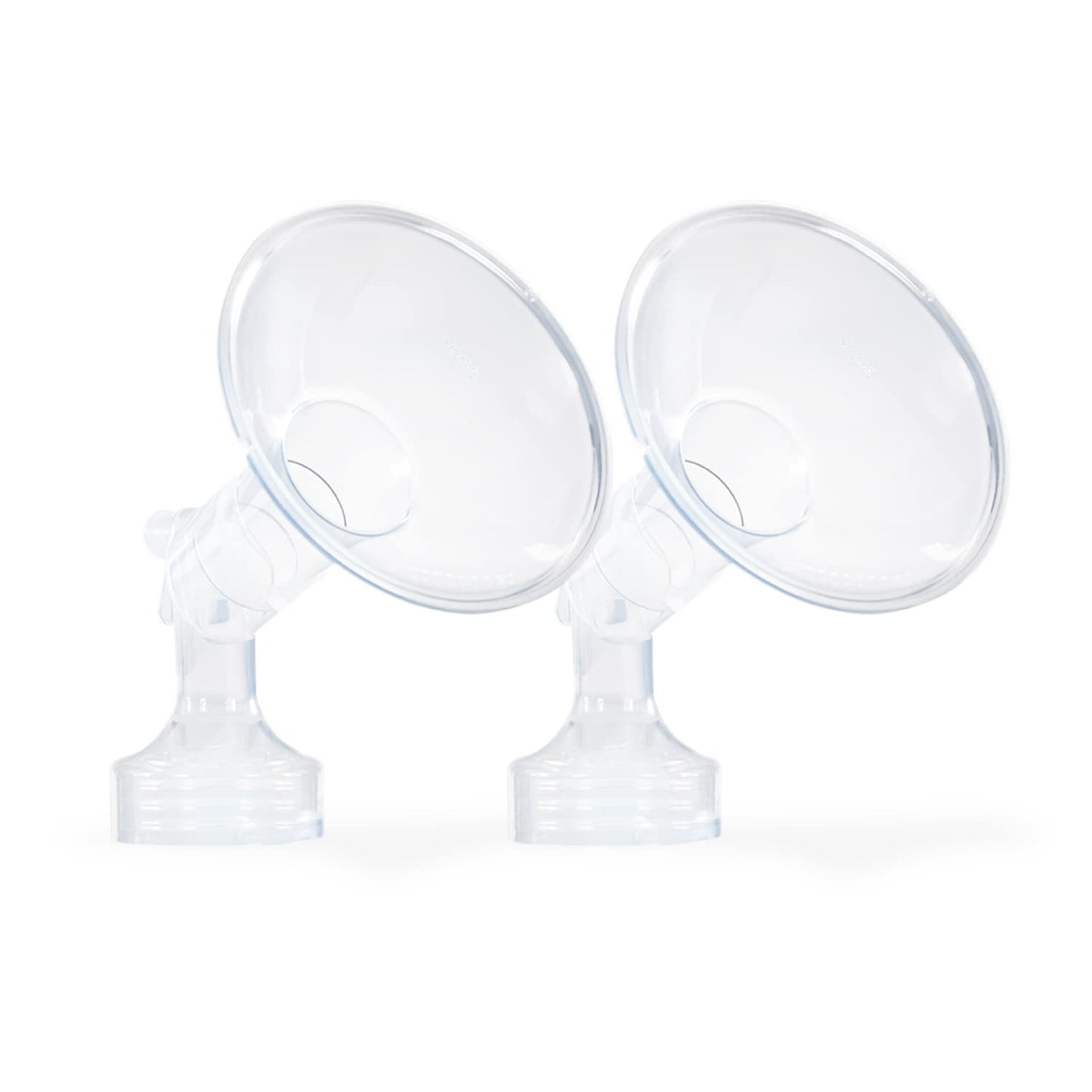 Ameda Mya Breast Pump Replacement Flanges 28Mm, Comfort Fit Angled Flange, 2 Count (1 Pair) | Discontinued | Not Compatible With