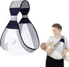 Baby Carrier Sling for Newborns,Adjustable Infant Wrap Carrier with Shoulder Support,HandsFree Baby Holder for Moms & Dads, Lig