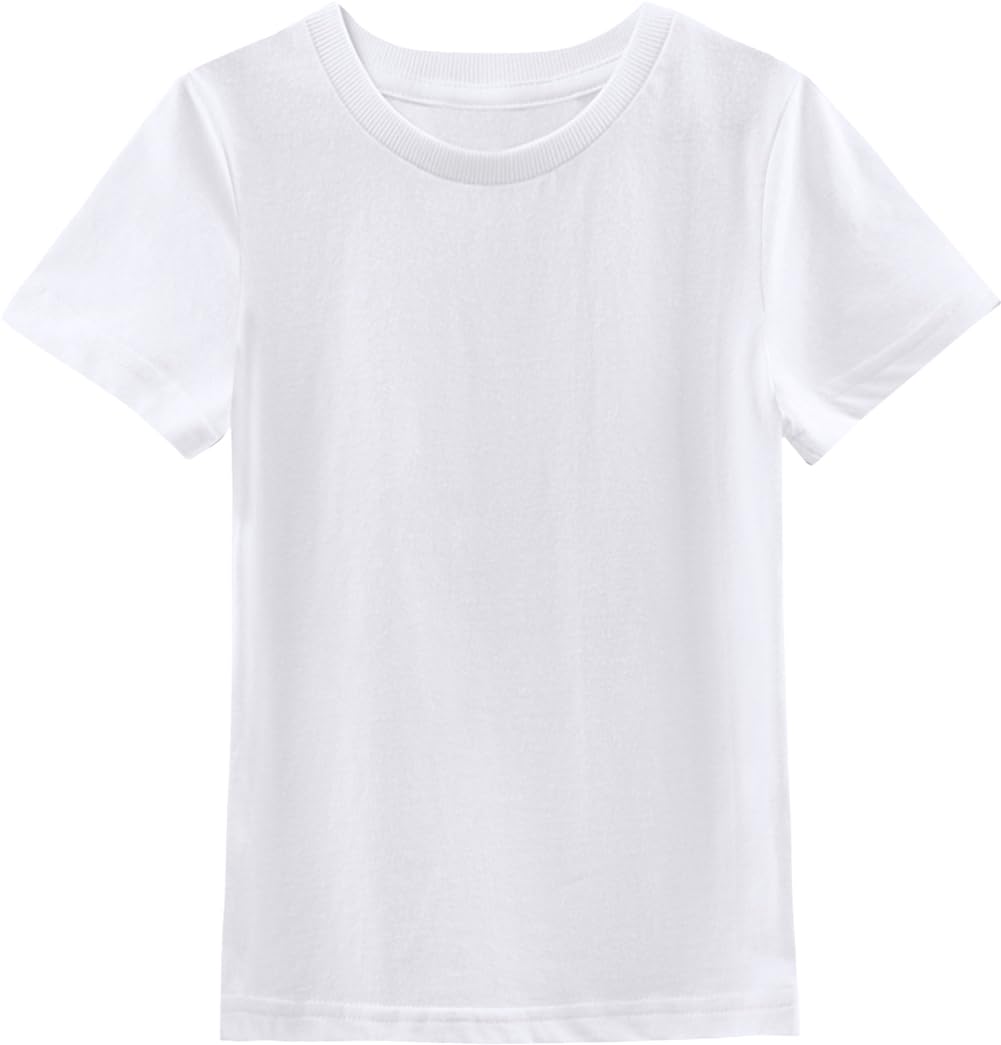 Cosland Toddler Plain Tshirts Baby Boy Shirt 3T, White