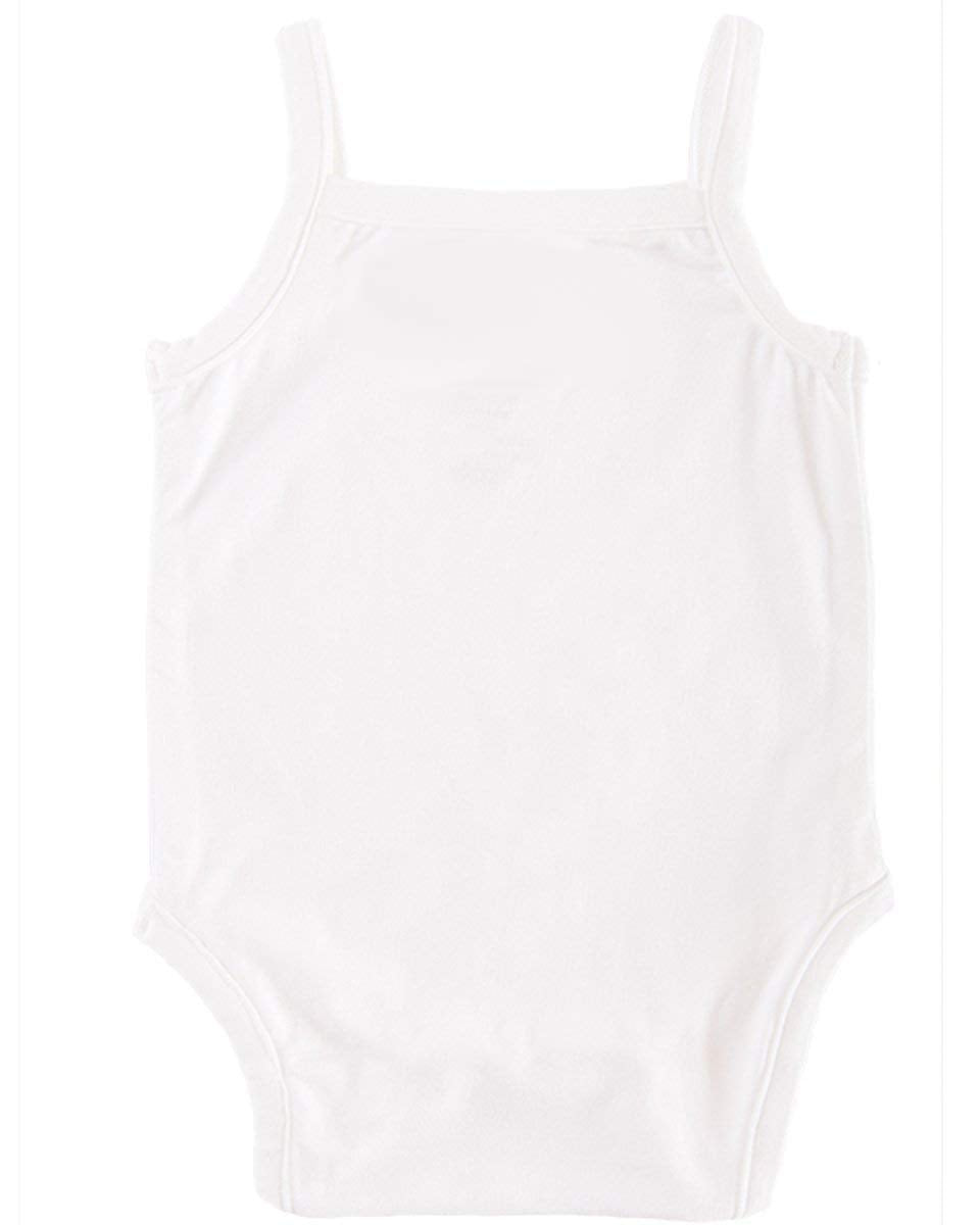 One Small Child Camisole 3 Month Bodysuit In Natural Bamboo Viscose Fiber -3 Pack
