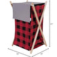 Trend Lab Red And Black Buffalo Check Hamper Sets, Multi