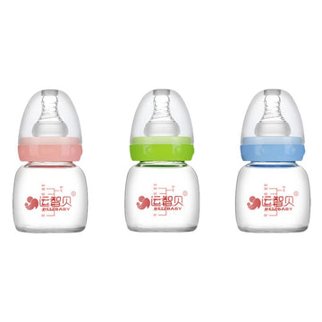 Toddmomy Baby Bottles Baby Bottles 3pcs 60ml Glass Baby Bottle Breastfeeding Bottle Anti- Bottles Slow Varibale for Newborn Baby