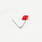 OsoCozy Diaper Pins - {Red} - Sturdy, Stainless Steel Diaper Pins with Safe Locking Closures - Use for Special Events, Crafts or
