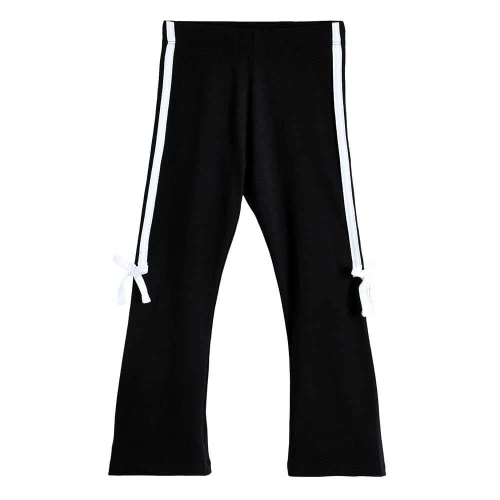 Hopscotch Girls Black Bow Tie Details Legging For Ages (34 Years)