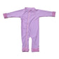Swimzip Baby Girl Long Sleeve Sunsuit With Upf 50+,Sassy Surfer Pink Dots,6-12 Months