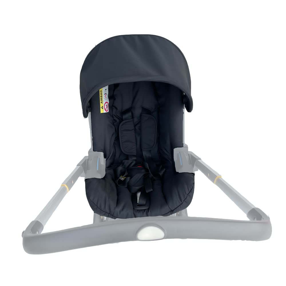 Changing Washing Kit ,Canopy Sunshade Cover,Compatible With Car Seat Doona Strollers (Black)