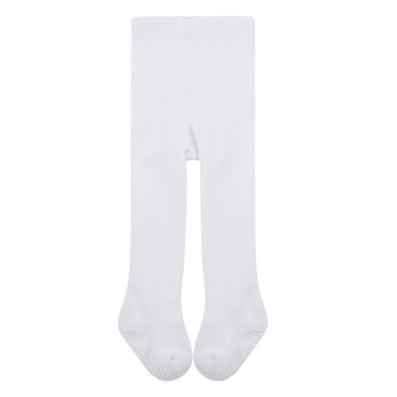 American Trends Baby Tights Non Slip Skid Baby Girl Tight Cable Knit Infant Leggings Toddler Stocking Pants 1 Pack White 6-12 Mo