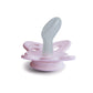 Frigg Butterfly Anatomical Silkysoft Silicone Baby Pacifier | Made In Denmark | Bpa-Free (Soft Lilac/Pretty In Peach, 0-6 Months