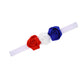 Infant Baby Flower Headband With 3 Color Blue White Red Hair Band Accessories Jhn08 (Blue White Red)