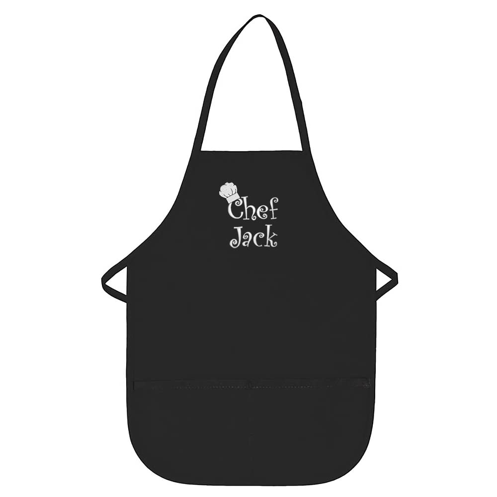 The Apronplace Personalized Chef Any Name Child Apron Regular Add Your Own Name For Kids, Kitchen, Baking
