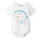 Knitroot Baptism Special, My Christening Day, Onesies, Unisex Baby Kids Cotton Lycra Half Sleeve White Rompers, Sleepsuit, Bodys