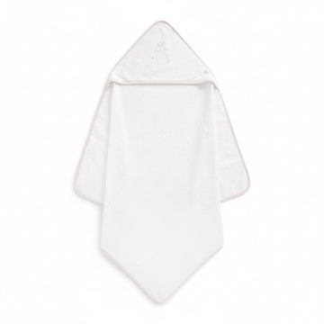 Mothercare Hooded Baby Towel, 100% Cotton, Bunny, Pink, 036M, Pack Of 3