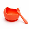 Nestlooms Baby Feeding Bowl & Spoon I Silicone Unbreakable NonSlip Suction Base Design I BPA Free, Dishwasher, Freezer & Microw