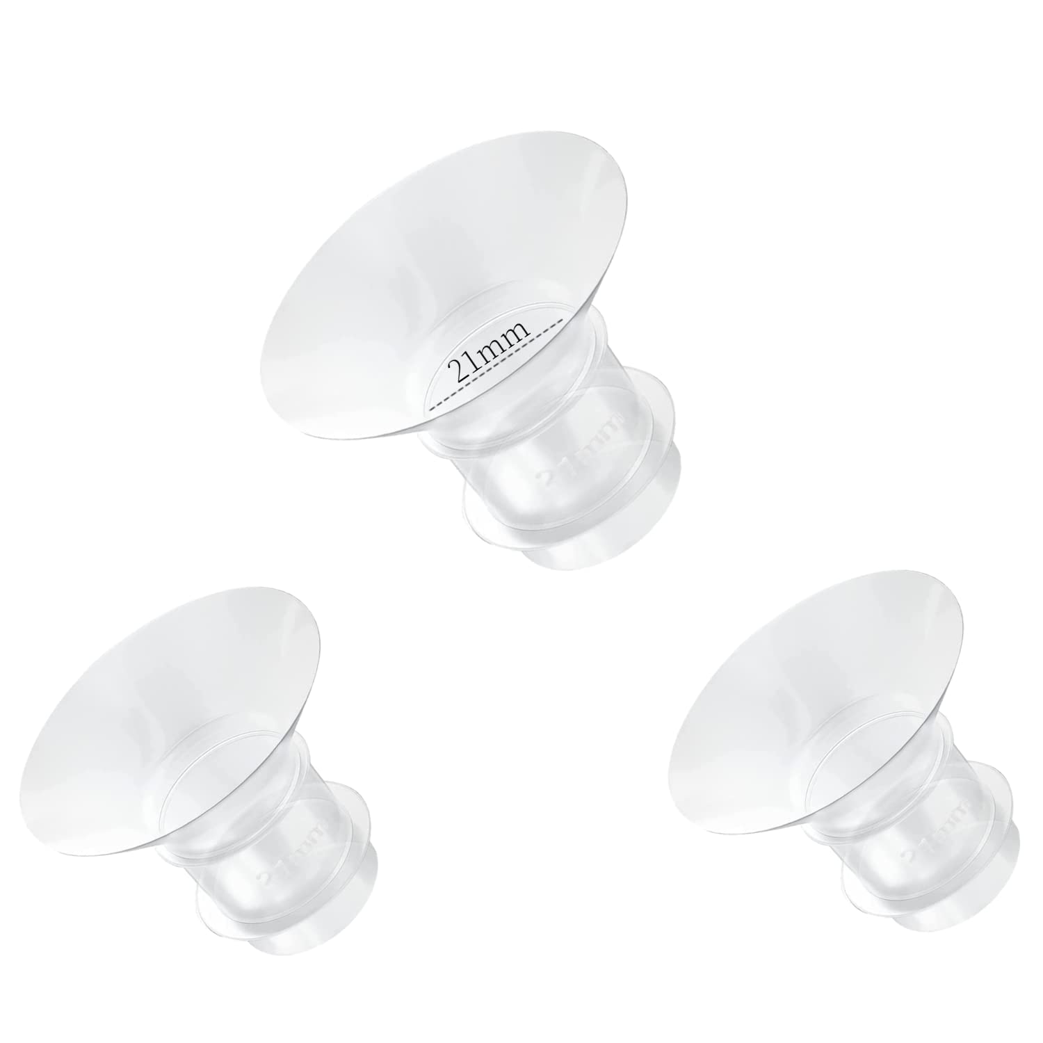 Silicone Flange Insert 21Mm 3Pcs Wearable Breast Pump Accessories,Compatible With S9/S10/S12/S4Dw,Electric Breast Pump Parts Rep