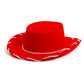 4E'S Novelty Child Red Cowgirl Hat For Toddlers & Kids 3-6, For Halloween Jessie Inspired Costume, Felt Cowboy Hat Child Size Fo