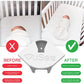 Vusee Anywhere Baby Monitor Mount - Universal Baby Camera Holder; Indoor Security Camera Holder - Small Adhesive Shelf By Storag