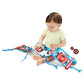Yookidoo First Soft Cloth Baby Book - Lights and Music (0 to 12 Months). Essential Toy for Infant and Newborns Playmats Promote