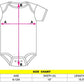 Kirei Sui Baby Birthday Bodysuit M Short Sleeve Half Way To One