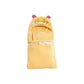 Bumtum Baby Soft Cotton Hooded Bath Towel | Ultra Absorbent | For Newborn, Infant Boys And Girls (Yellow)